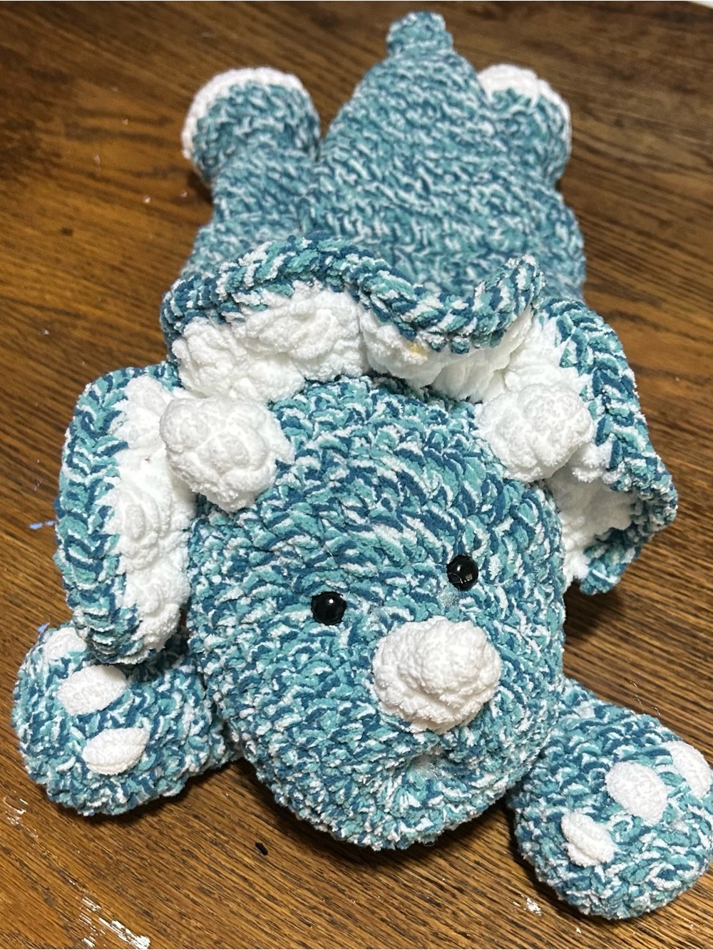 Handmade Crochet Sweetiesaur Stuffy -